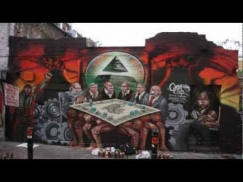 Stop Motion Video with Mear One Painting a Thought Provoking Mural in London