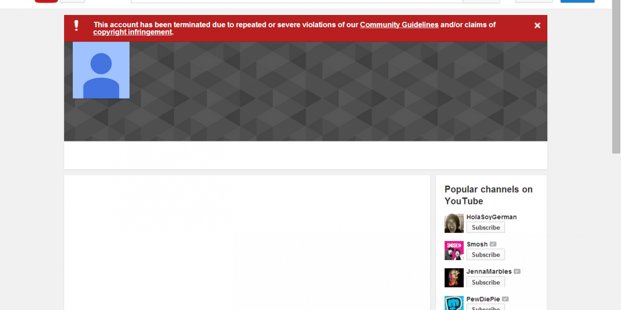 Stefan Molyneux Youtube Channel Deleted