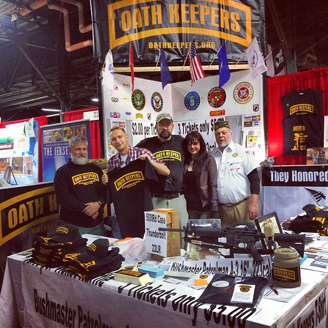 I just became an honorary member of Oath Keepers PA! We are out here at the “Great American Outdoor Show” till Friday come check us out #wrc