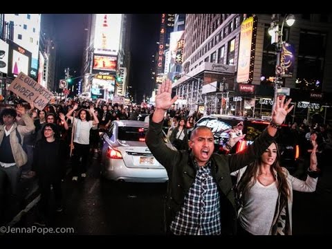 Chaos in NYC after Mike Brown Ferguson decision