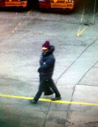 CCTV image shows a man ‘suspected’ of being involved in the first shooting in Copenhagen.