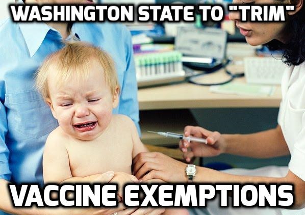 Washington State to “Trim” Exemptions for Vaccination