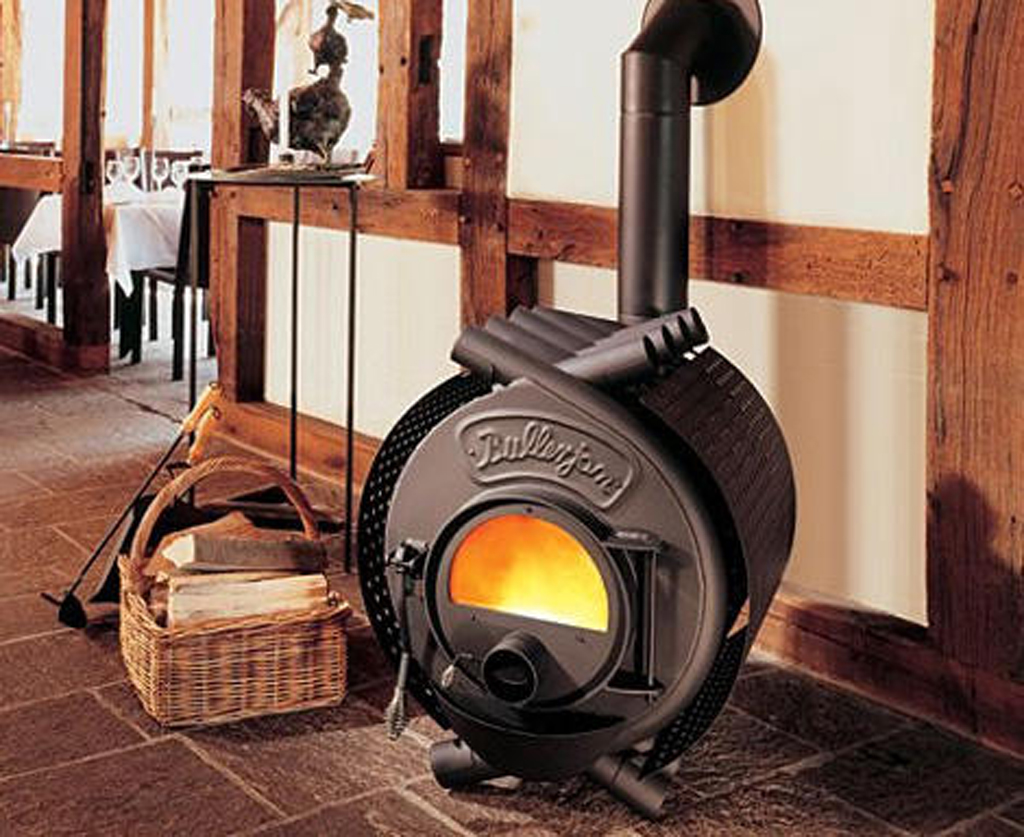 wood stove kitchen design