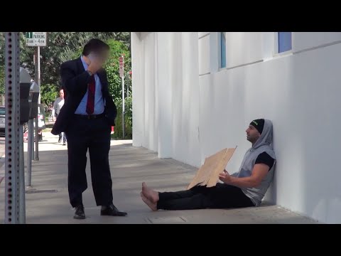 Video: What Happens When The Homeless GIVE Money?