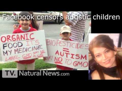 Facebook censors autistic children at GMO rally