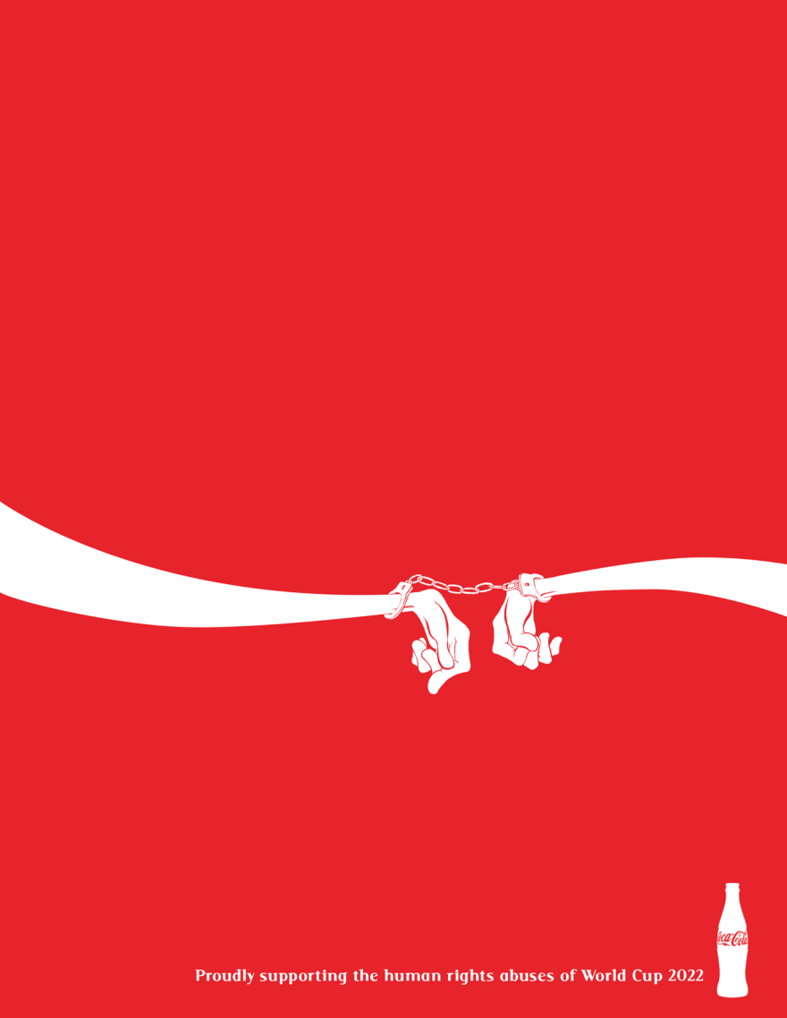 People Make Powerful Anti-Logos To Urge Withdrawal From Qatar 2022 World Cup
