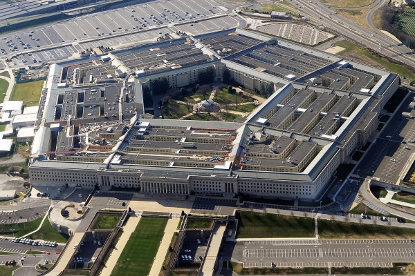 (FILES) This December 26, 2011 file photo shows the Pentagon building in Washington, DC. Despite heated campaign rhetoric, US President Barack Obama and Republican rival Mitt Romney mostly share common ground on national security issues but they are sharply at odds over the defense budget. AFP PHOTO/FILESSTAFF/AFP/Getty Images