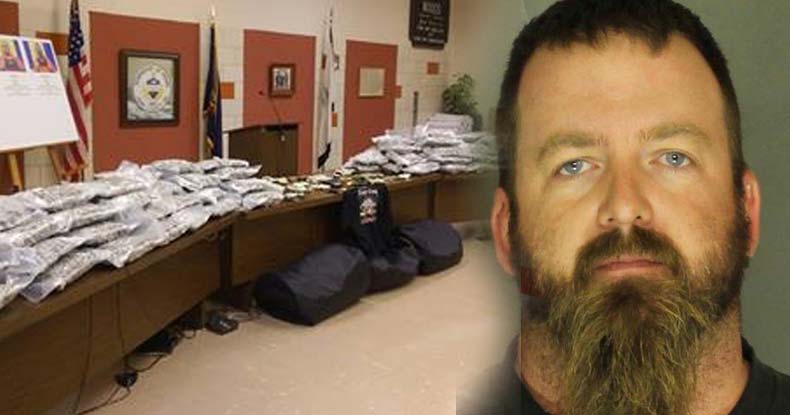 Narcotics Cop Who Ruined Countless Lives For Weed Possession, Busted With $2 Million In Marijuana