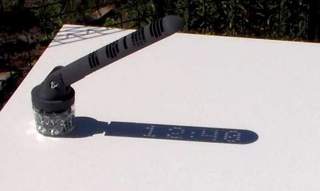 A 3D Printed Sundial That Displays The Time in Digital Format Without the Use of Electronics