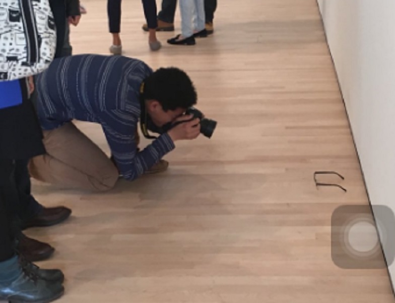 Teen Leaves Glasses on Floor of Art Gallery — Everyone Assumes It’s an Art Installation