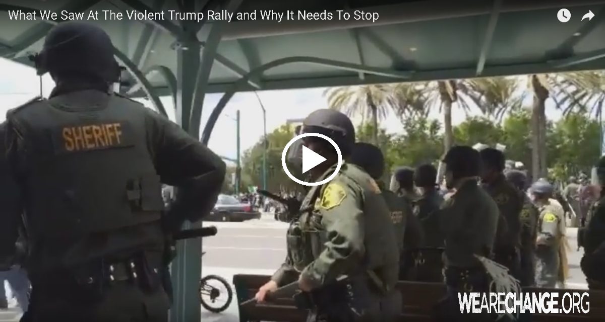 What We Saw At The Violent Trump Rally and Why It Needs To Stop