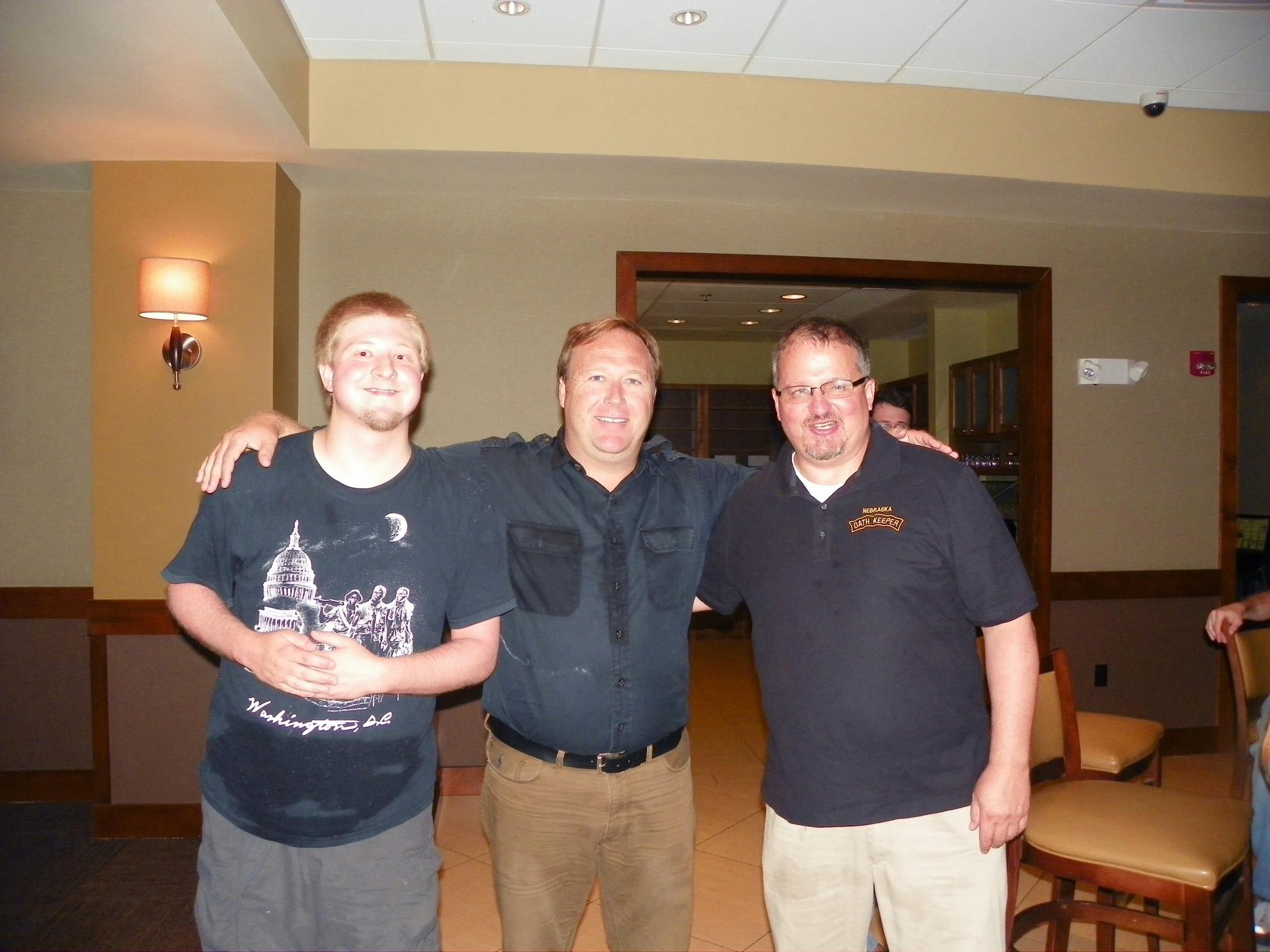 10-USWGO Founder Brian D. Hill with Infowars founder Alex Jones and Oath Keepers founder Stewart Rhodes
