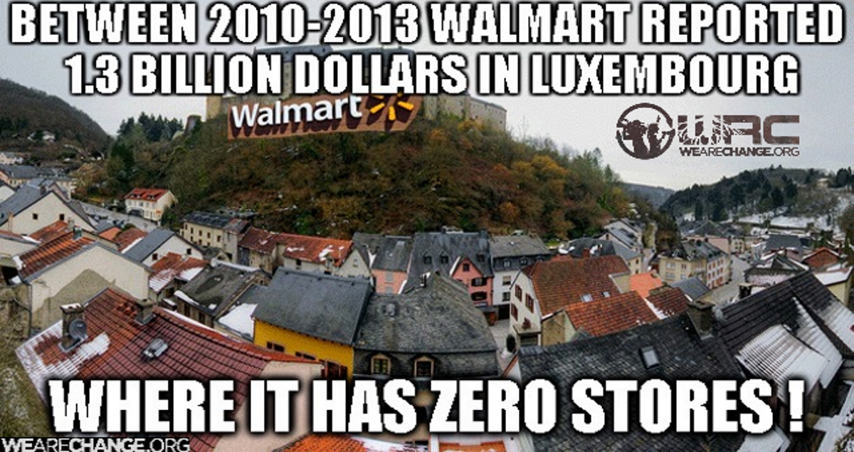 How Walmart Hides an Incredible Amount of Money in Luxembourg