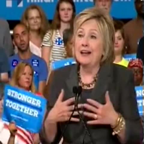 Hillary Reads “Sigh” in Her Speech — Oops!