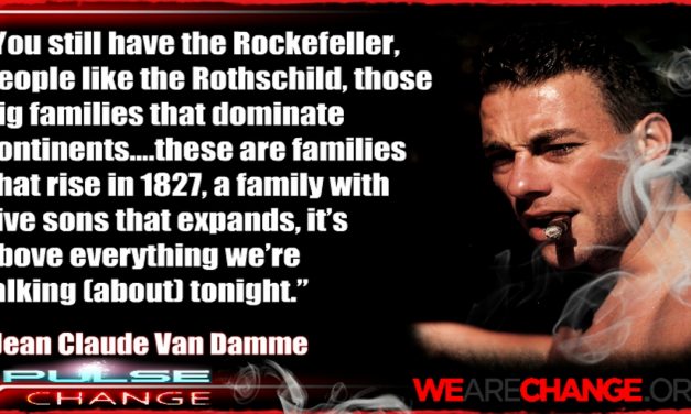 Jean Claude Van Damme calls out Rothschild and Rockefeller on live TV