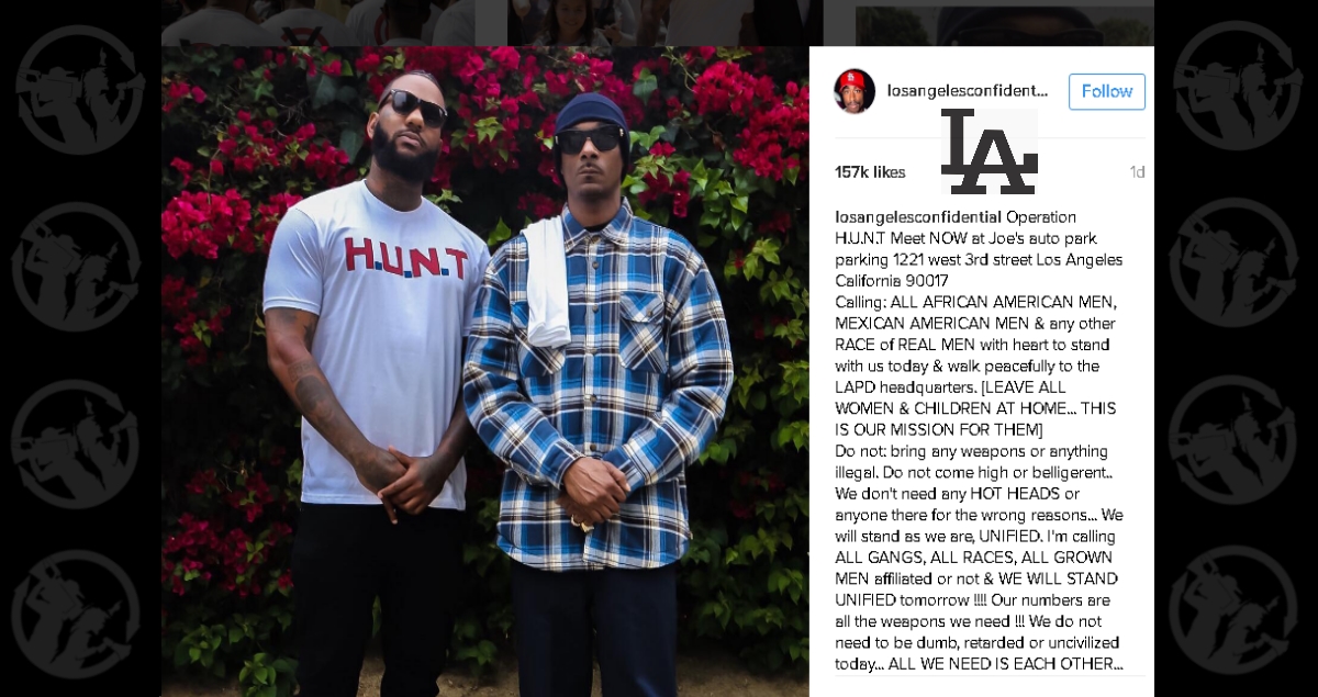 ‘Respect is key’: The Game & Snoop Dogg lead march in LA