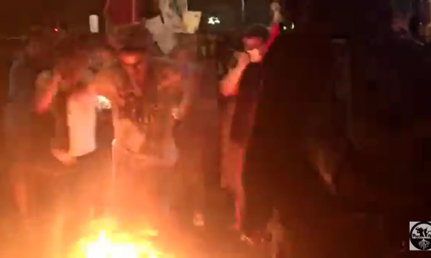 BREAKING: Protestor Set On Fire At The DNC