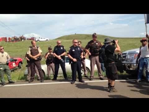 Native American Protesters Halt Construction On Dakota Access Pipeline