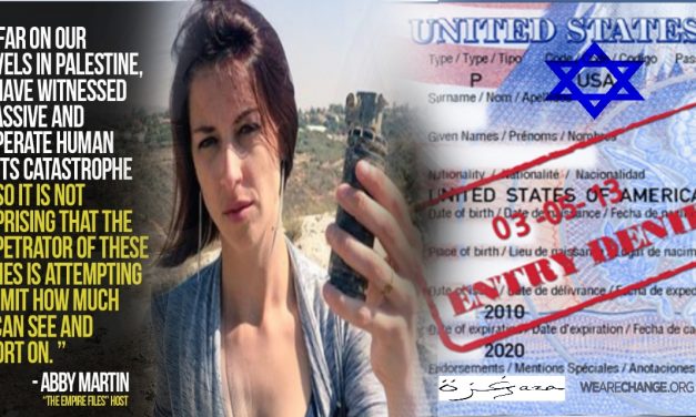 Abby Martin Barred from Gaza Due to Israel’s ‘Enemy State’ Claims.