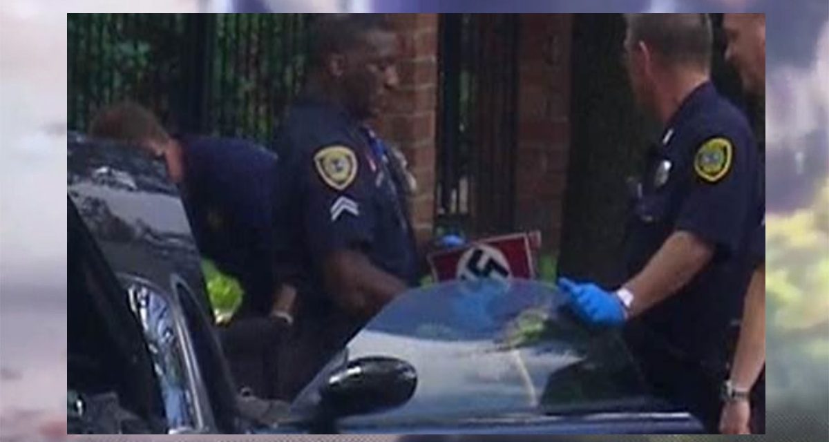 Gunman who wounded 9 was wearing Nazi paraphernalia