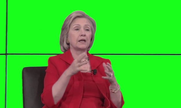 Is Hillary Clinton Faking Speeches With A Green Screen?