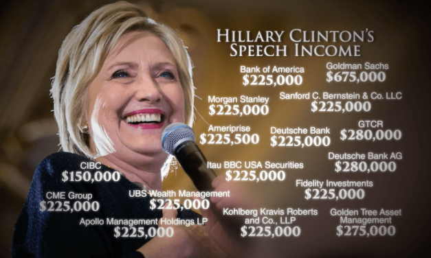 Shocking Portions of Clinton’s Goldman Sachs Speeches Released by Wikileaks