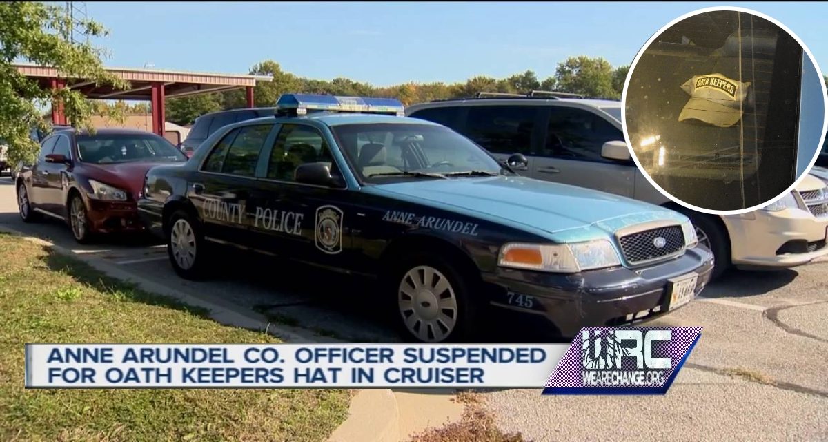 Md. Officer Suspended Over “Oath Keepers” Hat.