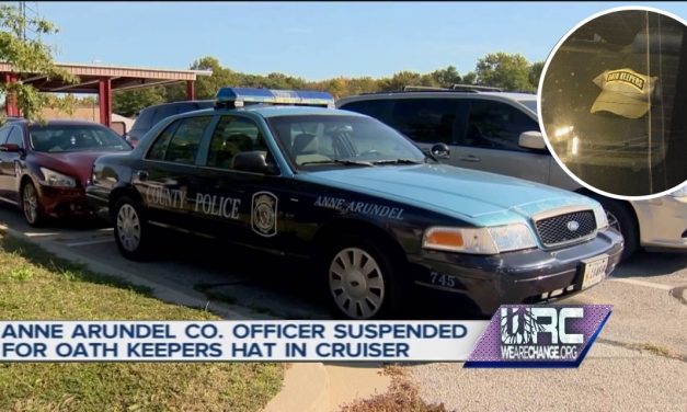 Md. Officer Suspended Over “Oath Keepers” Hat.