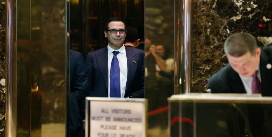 Former Goldman Sachs and Soros Banker To Be Trump’s Treasury Secretary