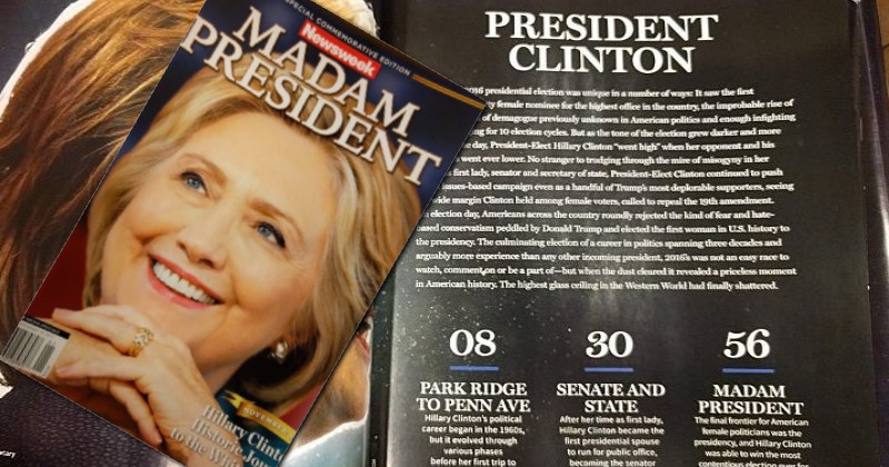 Newsweek Editor Makes Shocking Admission About Leaked ‘Madam President’ Issue