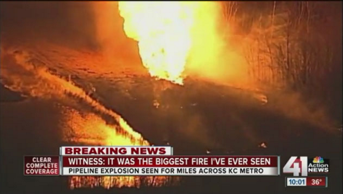 Kansas Explosion Mainstream Media is Silent After Major Pipeline Explosion North of ...