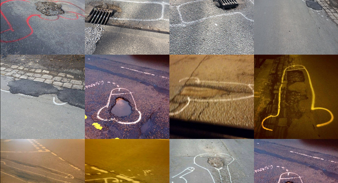 Activist Draws Penises Around Potholes To Get Roads Fixed