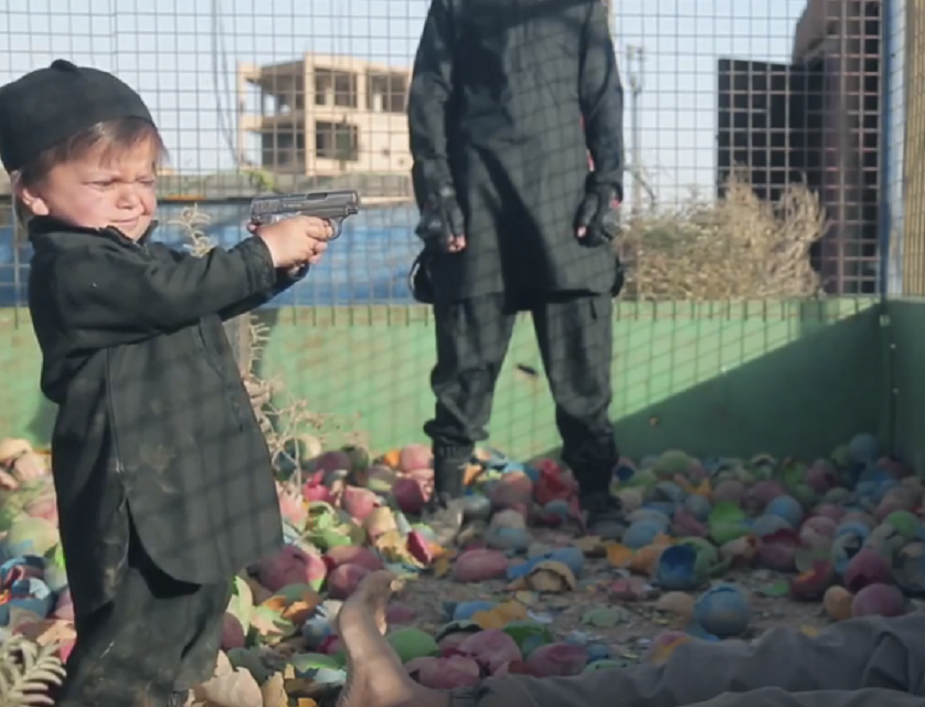 Nightmare ISIS Video Features Tiny Children Murdering Men Tied to Broken Carnival Rides
