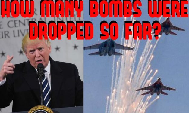 VIDEO: Here’s How Many Bombs Donald Trump Has Dropped So Far…