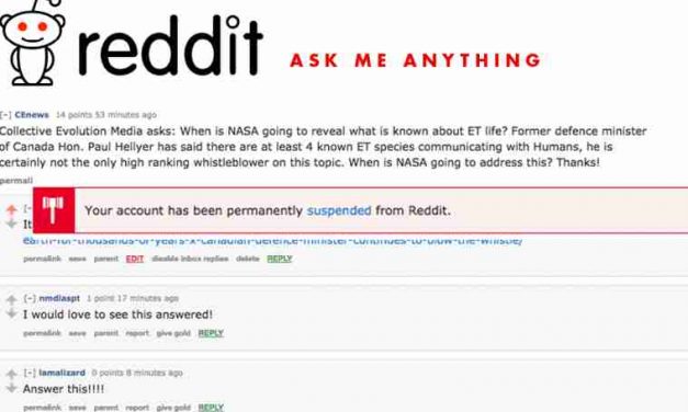 Reddit Permanently Suspends Collective-Evolution For Asking NASA A Question On ET Life