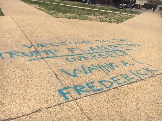 Historically Black University Vandalized After Institution’s President Met With Trump