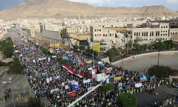 Yemenis Protest 2 Years Of Saudi Aggression As Famine Looms