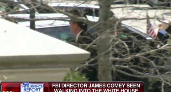 FBI Director Comey Unexpectedly Shows Up At The White House