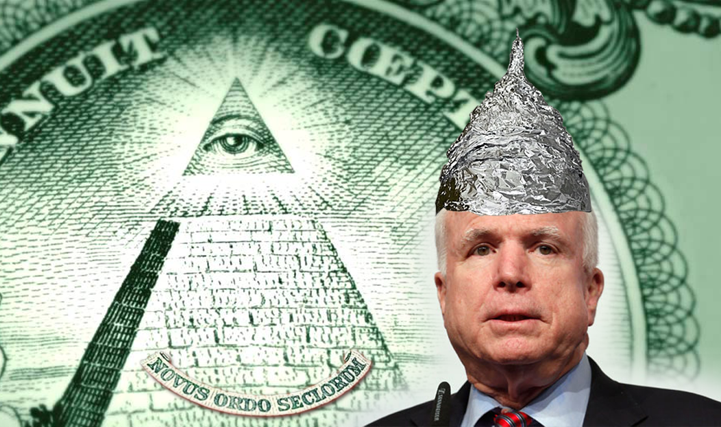 New World Order Under Enormous Strain, Admits Conspiracy Theorist John McCain