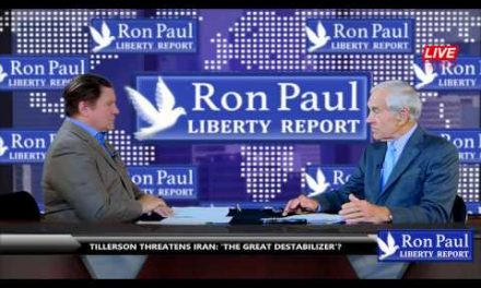 Ron Paul On Tillerson Threatening Iran: ‘The Great Destabilizer’?