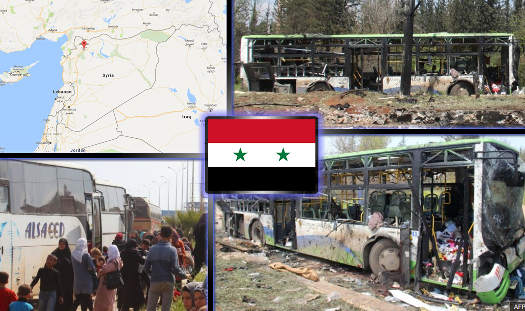 Syrian Rebels Bomb Evacuation Bus In Idlib, MSM Silent