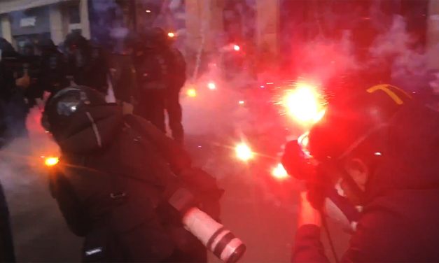 VIDEO: MORTAR EXPLODING ON ME: PARIS FRANCE MAY DAY