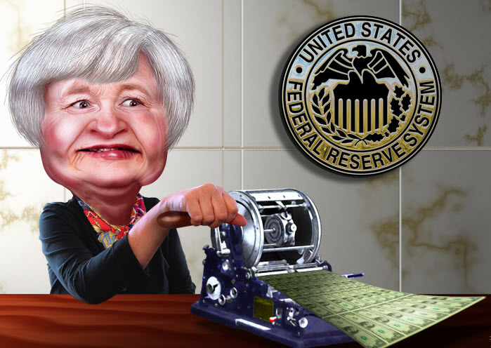 Janet Yellen Money Printer Extraordinaire