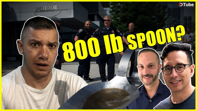 These Guys Did The Best Thing Ever With An 800lb SPOON!