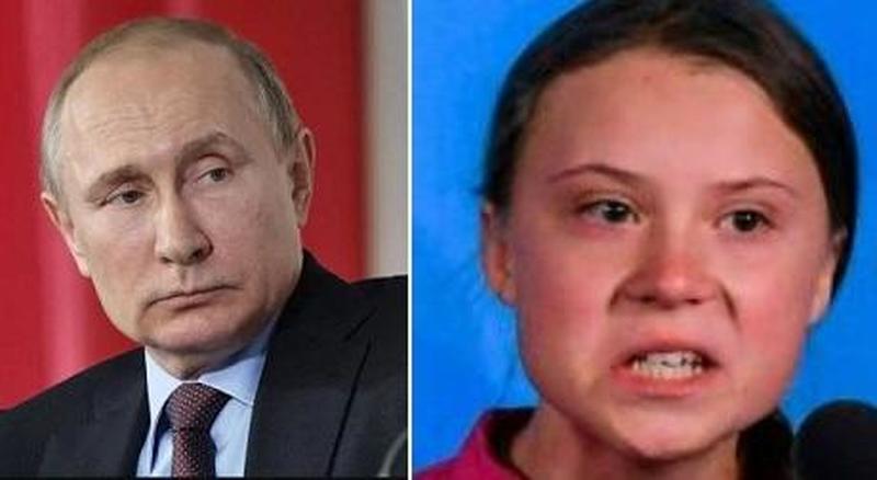 Putin Shames Greta Thunberg and Her Handlers Over Environmental Agenda