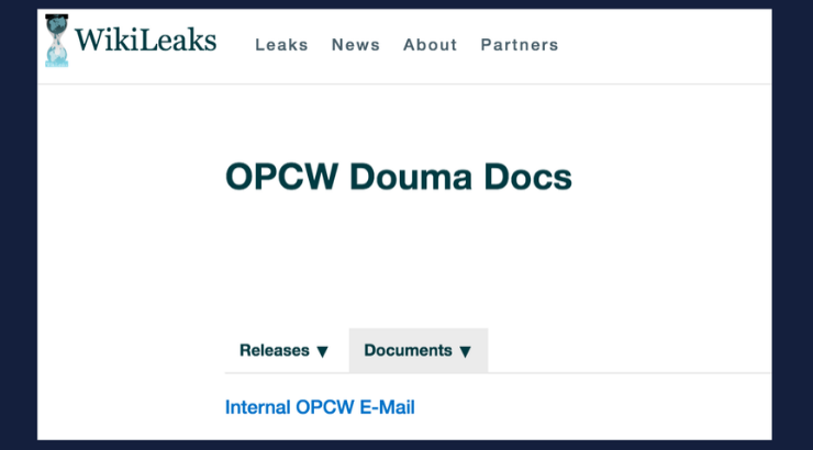New OPCW Leak Shatters Establishment Syria Narrative Once and for All