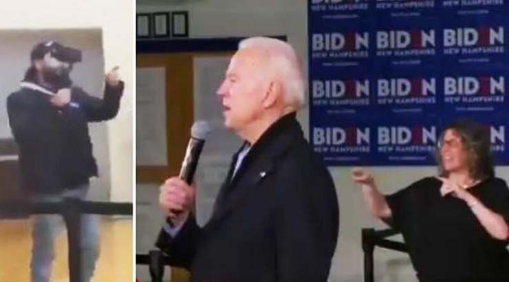 “Don’t Touch Kids You Pervert!”: Biden Middle School Gym Rally Melts Down Into Chaos