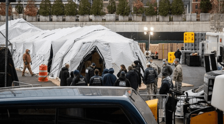 DHS Warns NYC Morgues Near Capacity as Local Hospitals Construct Makeshift Facilities