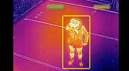 Pandemic Drones to Monitor Crowds From Above to Detect People With Fevers in US