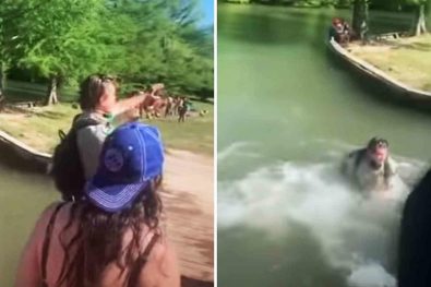 Watch: Texas Park Ranger Thrown Into Lake Over ‘Social Distancing’ Enforcement